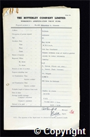 Workmen’s Compensation Act form for Jonathan H. Johnson, aged 44, Labourer at Britain Colliery