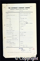 Workmen’s Compensation Act form for Levi Noon, aged 49, Saddlers Assistant at Central Stores Bailey Brook Colliery