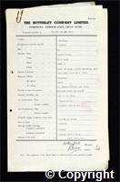 Workmen’s Compensation Act form for Thomas Peat, aged 51, Packer at Britain Colliery