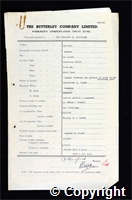 Workmen’s Compensation Act form for Herbert W. Phillips, aged 45, Packer at Britain Colliery