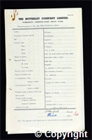 Workmen’s Compensation Act form for John Frederick Scott, aged 44, Cutterman at Britain Colliery