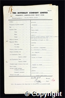 Workmen’s Compensation Act form for Harold Slater, aged 55, Timberer at Britain Colliery