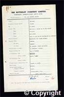 Workmen’s Compensation Act form for Gilbert Waller, aged 35, Filler at Britain Colliery