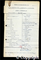 Workmen’s Compensation Act form for George H. Gale, aged 29, Timber Drawer at Denby Hall Colliery