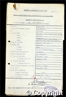 Workmen’s Compensation Act form for Jack Marshall, aged 21, Ash Wheeler at Denby Hall Colliery