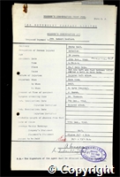Workmen’s Compensation Act form for Robert Radford, aged 36, Dataller at Denby Hall Colliery