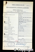 Workmen’s Compensation Act form for Abraham T. Rice, aged 57, Filler at Denby Hall Colliery