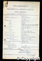 Workmen’s Compensation Act form for Edward Rose, aged 63, Banksman (Screens) at Denby Hall Colliery