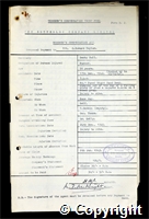 Workmen’s Compensation Act form for C. Howard Taylor, aged 56, Packer at Denby Hall Colliery