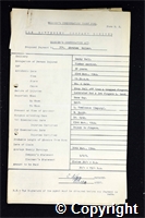 Workmen’s Compensation Act form for Abraham Walker, aged 38, Timber Carrier at Denby Hall Colliery
