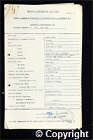 Workmen’s Compensation Act form for John Key, aged 53, Loader at Denby Hall Colliery