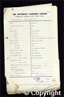 Workmen’s Compensation Act form for George H. Coope, aged 39, Cutter at Denby Hall Colliery