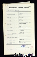 Workmen’s Compensation Act form for Walter Hill, aged 33, Filler at Denby Hall Colliery
