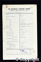 Workmen’s Compensation Act form for Leonard Renshaw, aged 41, Cutter at Denby Hall Colliery