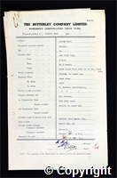 Workmen’s Compensation Act form for Leslie Seal, aged 24, Packer at Denby Hall Colliery