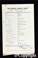 Workmen’s Compensation Act form for George Winson, aged 27, Ripper at Denby Hall Colliery