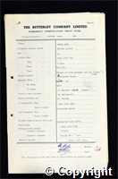 Workmen’s Compensation Act form for Alfred Lees, aged 47, Cutter Driver at Denby Hall Colliery
