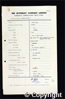 Workmen’s Compensation Act form for George Tonks, aged 29, Packer at Denby Hall Colliery