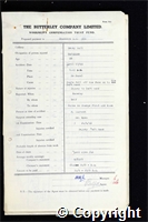 Workmen’s Compensation Act form for Edward John Chambers, aged 28, Dataller at Denby Hall Colliery