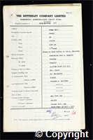 Workmen’s Compensation Act form for Fred Goadby, aged 58, Packer at Denby Hall Colliery