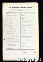 Workmen’s Compensation Act form for Arthur Groves, aged 58, Ripper at New Langley Colliery