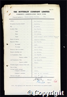 Workmen’s Compensation Act form for Thomas Arthur Jackson, aged 46, Onsetter at New Langley Colliery