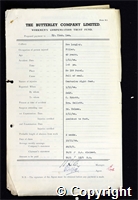 Workmen’s Compensation Act form for Henry Charles Lee, aged 40, Filler at New Langley Colliery