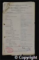 Workmen’s Compensation Act form for Henry Buxton, aged 30, Filler at Ormonde Colliery
