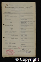 Workmen’s Compensation Act form for Arthur Hicking, aged 19, Clipper at Ormonde Colliery