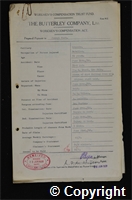 Workmen’s Compensation Act form for Joseph Hunt, aged 53, Dataller at Ormonde Colliery