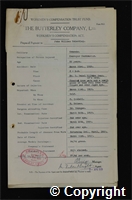 Workmen’s Compensation Act form for John William Priestley, aged 55, Conveyor Contractor at Ormonde Colliery