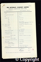 Workmen’s Compensation Act form for Fred Stimpson, aged 56, Packer at Ormonde Colliery