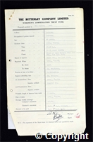 Workmen’s Compensation Act form for Sam Walker, aged 65, Ropeman at Ormonde Colliery