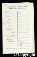 Workmen’s Compensation Act form for Sam Henry Wilson, aged 50, Filler at Ormonde Colliery
