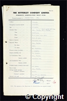 Workmen’s Compensation Act form for William York, aged 56, Dataller at Ormonde Colliery