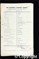 Workmen’s Compensation Act form for Fred Dunn, aged 22, Borer at Ormonde Colliery