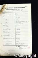 Workmen’s Compensation Act form for Ernest W. Bamford, aged 33, Filler at Ormonde Colliery