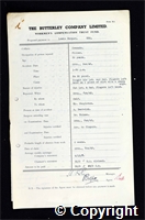 Workmen’s Compensation Act form for Lewis Harper, aged 32, Filler at Ormonde Colliery