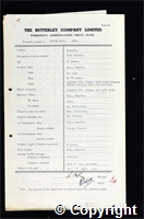 Workmen’s Compensation Act form for Harry Hart, aged 34, Coal Cutter at Ormonde Colliery