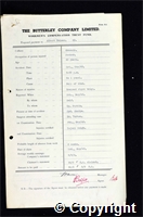 Workmen’s Compensation Act form for Albert Holmes, aged 63, Packer at Ormonde Colliery