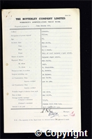 Workmen’s Compensation Act form for John Hutsby, aged 31, Filler at Ormonde Colliery