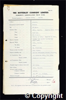 Workmen’s Compensation Act form for Wilfred North, aged 28, Filler at Ormonde Colliery
