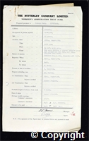 Workmen’s Compensation Act form for Joseph Hunt, aged 60, Dataller at Ormonde Colliery