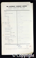 Workmen’s Compensation Act form for Bernard Oxley, aged 29, Filler at Ormonde Colliery