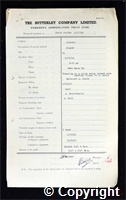 Workmen’s Compensation Act form for Harry Pooler, aged 35, Ripper at Ormonde Colliery