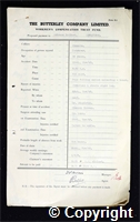 Workmen’s Compensation Act form for Ambrose Radford, aged 66, Labourer at Ormonde Colliery