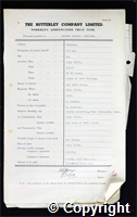 Workmen’s Compensation Act form for Sydney Sharpe, aged 34, Jibber at Ormonde Colliery