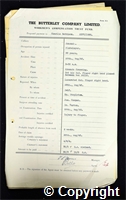 Workmen’s Compensation Act form for Charlie Battison, aged 65, Platelayer at Ormonde Colliery