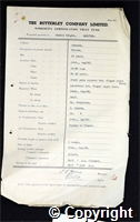 Workmen’s Compensation Act form for Donald Wright, aged 23, Filler at Ormonde Colliery