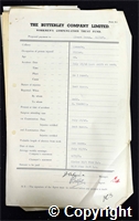 Workmen’s Compensation Act form for Albert Brown, aged 46, Filler at Ormonde Colliery